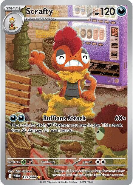 Scrafty (139/086) [Scarlet & Violet: White Flare] | Anubis Games and Hobby