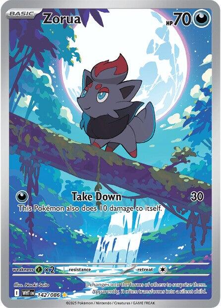 Zorua (142/086) [Scarlet & Violet: White Flare] | Anubis Games and Hobby