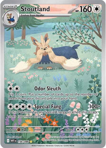 Stoutland (156/086) [Scarlet & Violet: White Flare] | Anubis Games and Hobby