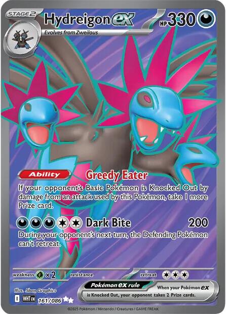 Hydreigon ex (161/086) [Scarlet & Violet: White Flare] | Anubis Games and Hobby
