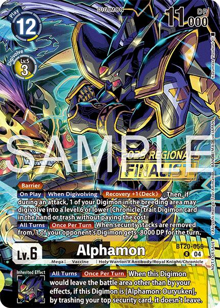 Alphamon [BT20-056] (Regionals 25-26 Season 2 Finalist) [Release Special Booster Ver.2.0] | Anubis Games and Hobby