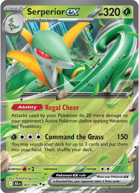 Serperior ex (003/086) [Scarlet & Violet: Black Bolt] | Anubis Games and Hobby