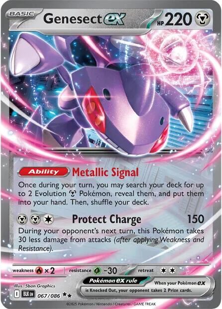 Genesect ex (067/086) [Scarlet & Violet: Black Bolt] | Anubis Games and Hobby