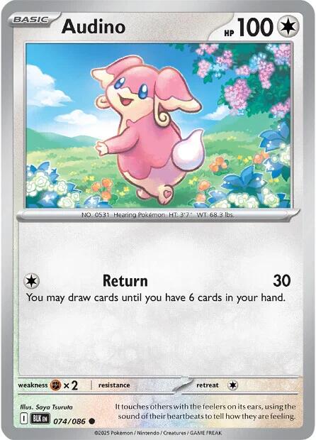 Audino (074/086) [Scarlet & Violet: Black Bolt] | Anubis Games and Hobby