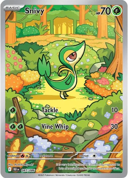 Snivy (087/086) [Scarlet & Violet: Black Bolt] | Anubis Games and Hobby
