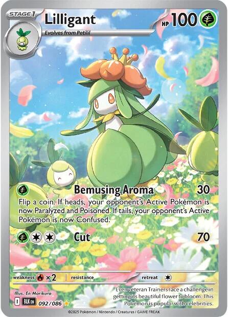 Lilligant (092/086) [Scarlet & Violet: Black Bolt] | Anubis Games and Hobby