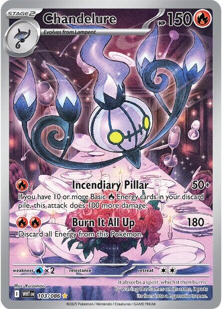 Chandelure (103/086) [Scarlet & Violet: White Flare] | Anubis Games and Hobby