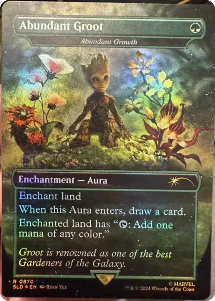 Abundant Groot - Abundant Growth (Rainbow Foil) [Secret Lair Drop Series] | Anubis Games and Hobby