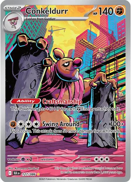 Conkeldurr (127/086) [Scarlet & Violet: Black Bolt] | Anubis Games and Hobby