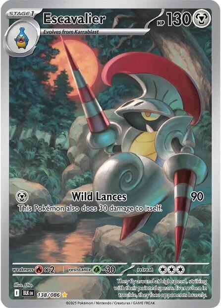 Escavalier (138/086) [Scarlet & Violet: Black Bolt] | Anubis Games and Hobby