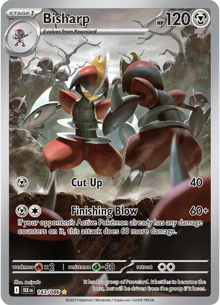Bisharp (143/086) [Scarlet & Violet: Black Bolt] | Anubis Games and Hobby