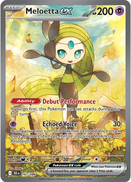 Meloetta ex (167/086) [Scarlet & Violet: Black Bolt] | Anubis Games and Hobby