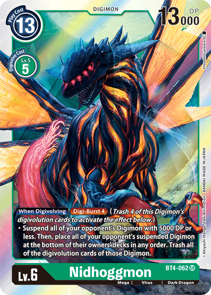 Nidhoggmon [BT4-062] [Great Legend] | Anubis Games and Hobby