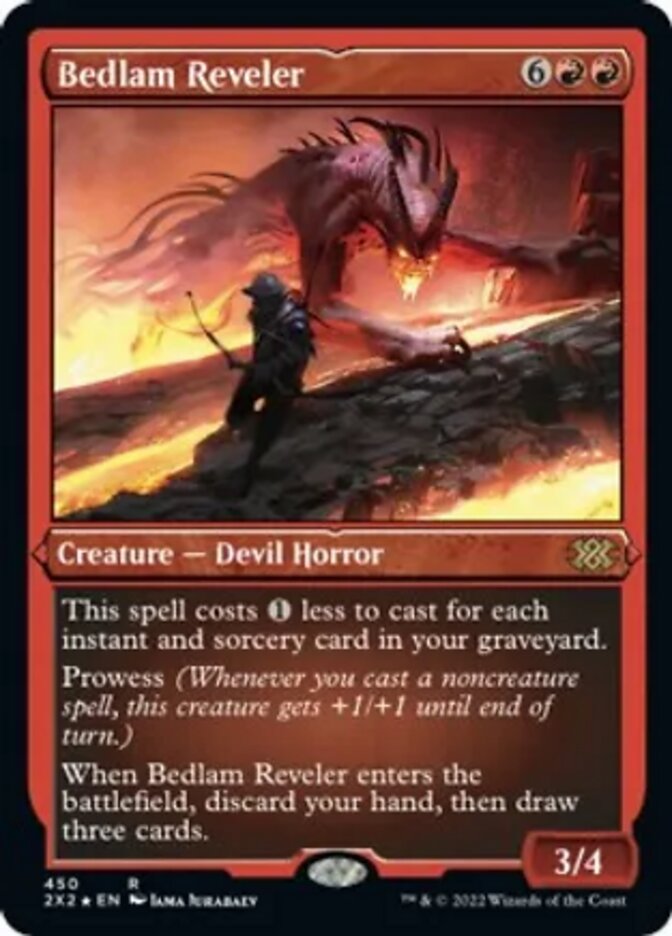 Bedlam Reveler (Foil Etched) [Double Masters 2022] | Anubis Games and Hobby