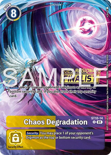Chaos Degradation [ST10-14] (Regionals 25-26 Season 2 Finalist) [Starter Deck: Parallel World Tactician] | Anubis Games and Hobby