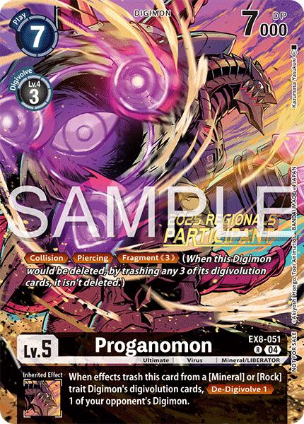 Proganomon [EX8-051] (Regionals 25-26 Season 2 Participant) [Chain of Liberation] | Anubis Games and Hobby