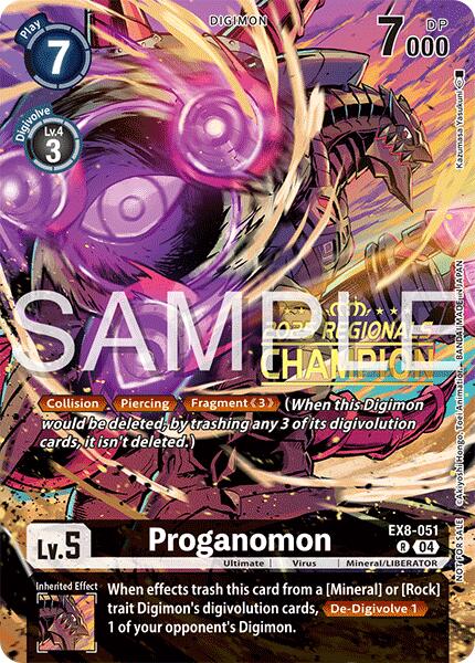 Proganomon [EX8-051] (Regionals 25-26 Season 2 Champion) [Chain of Liberation] | Anubis Games and Hobby