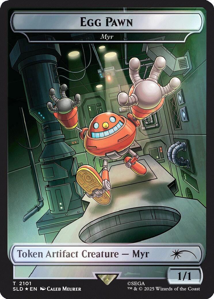 Egg Pawn - Myr Token (Rainbow Foil) [Secret Lair Drop Series] | Anubis Games and Hobby