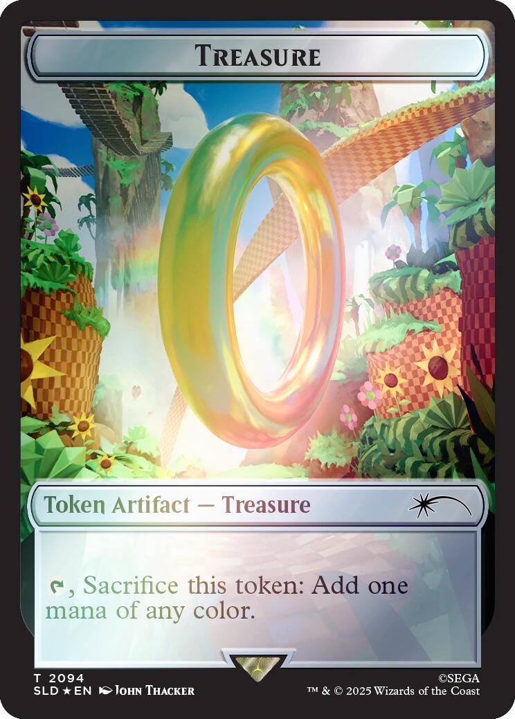 Treasure Token (2094) (Rainbow Foil) [Secret Lair Drop Series] | Anubis Games and Hobby