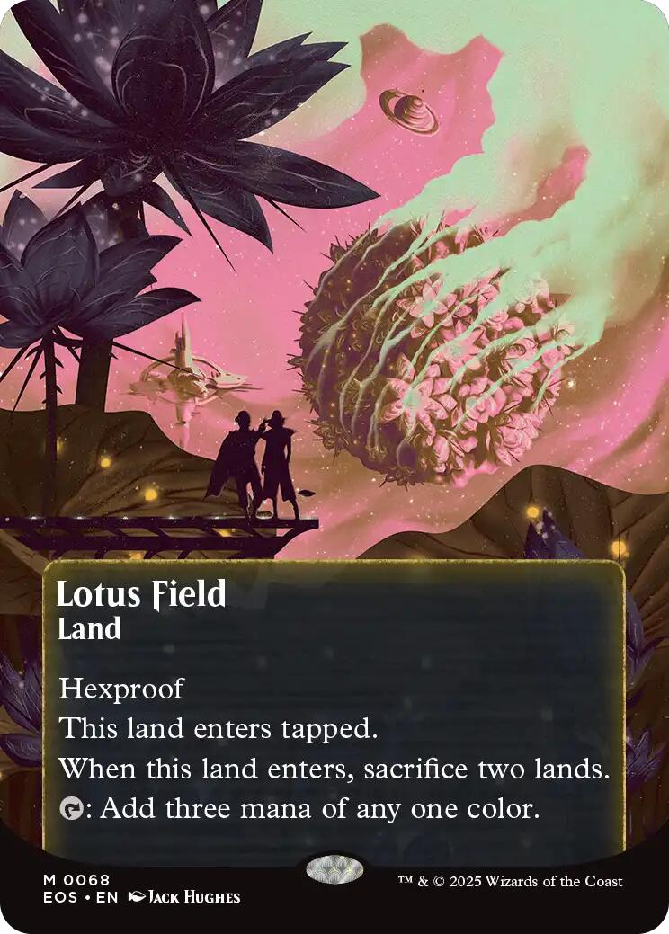 Lotus Field (0068) (Borderless) [Edge of Eternities: Stellar Sights] | Anubis Games and Hobby