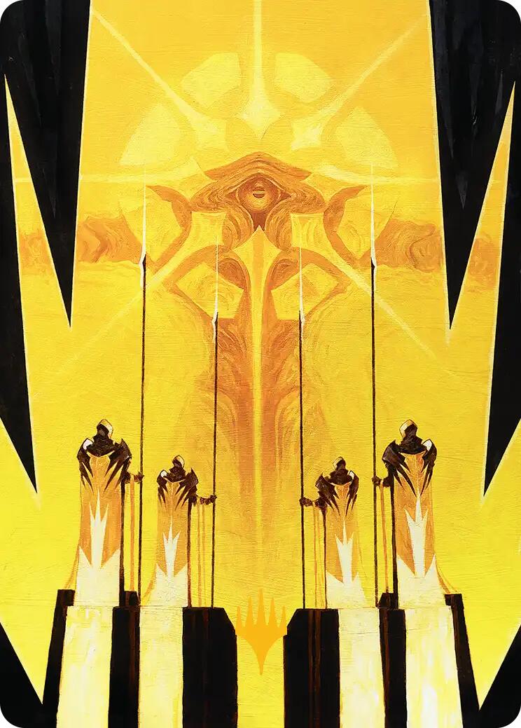 Hardlight Containment Art Card (Gold-Stamped Planeswalker Symbol) [Edge of Eternities Art Series] | Anubis Games and Hobby