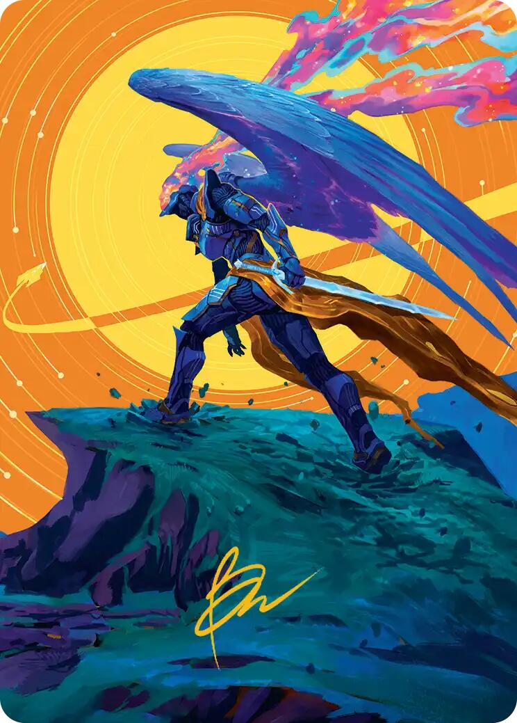Astelli Reclaimer Art Card (Gold-Stamped Signature) [Edge of Eternities Art Series] | Anubis Games and Hobby