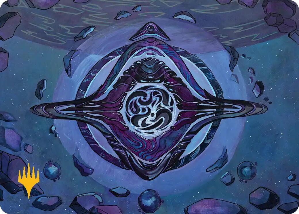 Archenemy's Charm Art Card (Gold-Stamped Planeswalker Symbol) [Edge of Eternities Art Series] | Anubis Games and Hobby