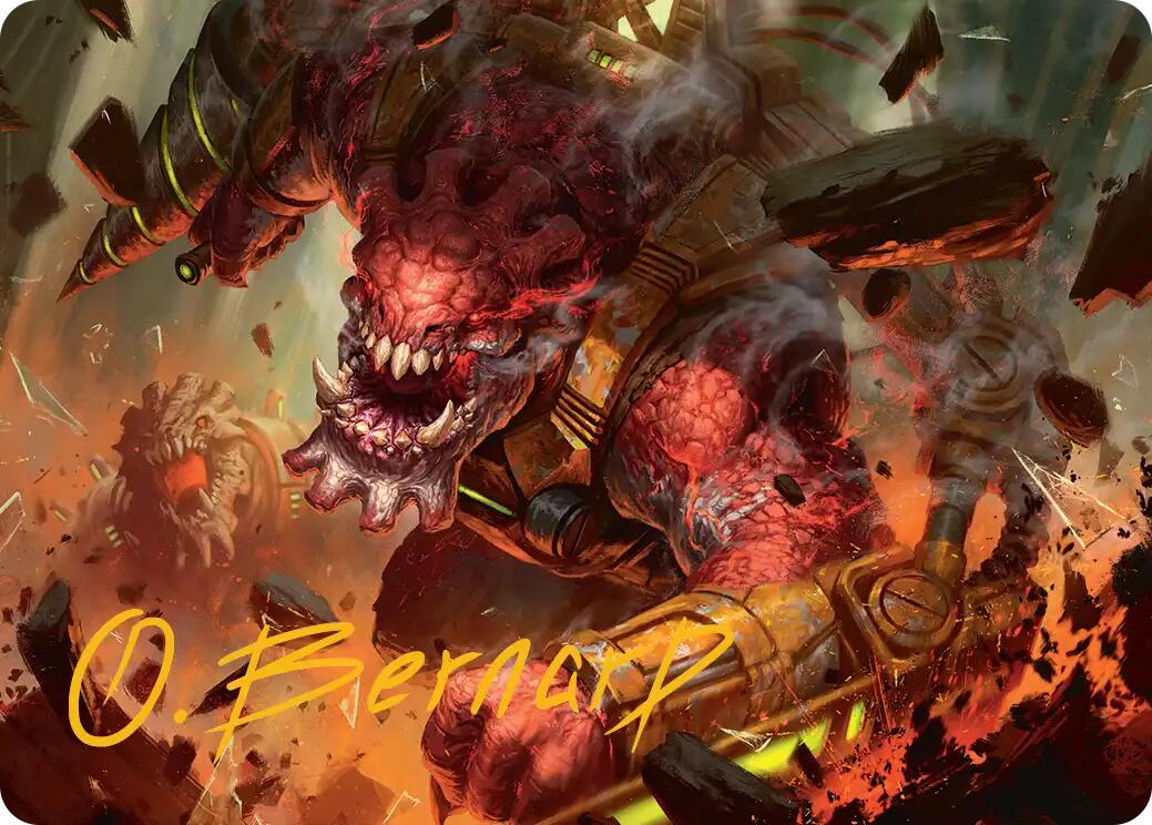 Full Bore Art Card (Gold-Stamped Signature) [Edge of Eternities Art Series] | Anubis Games and Hobby