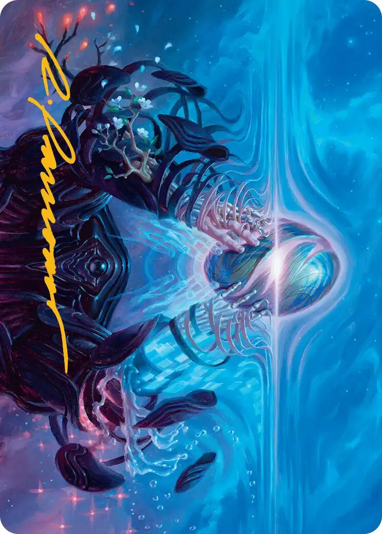The Endstone Art Card (Gold-Stamped Signature) [Edge of Eternities Art Series] | Anubis Games and Hobby