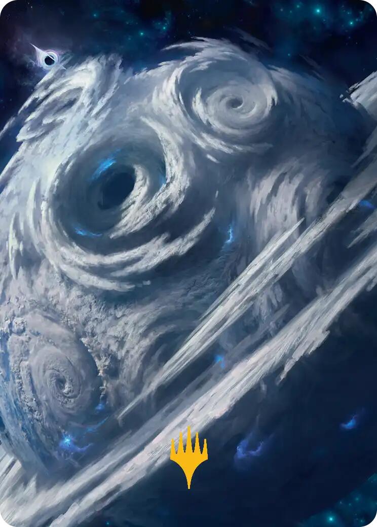 Uthros, Titanic Godcore Art Card (Gold-Stamped Planeswalker Symbol) [Edge of Eternities Art Series] | Anubis Games and Hobby