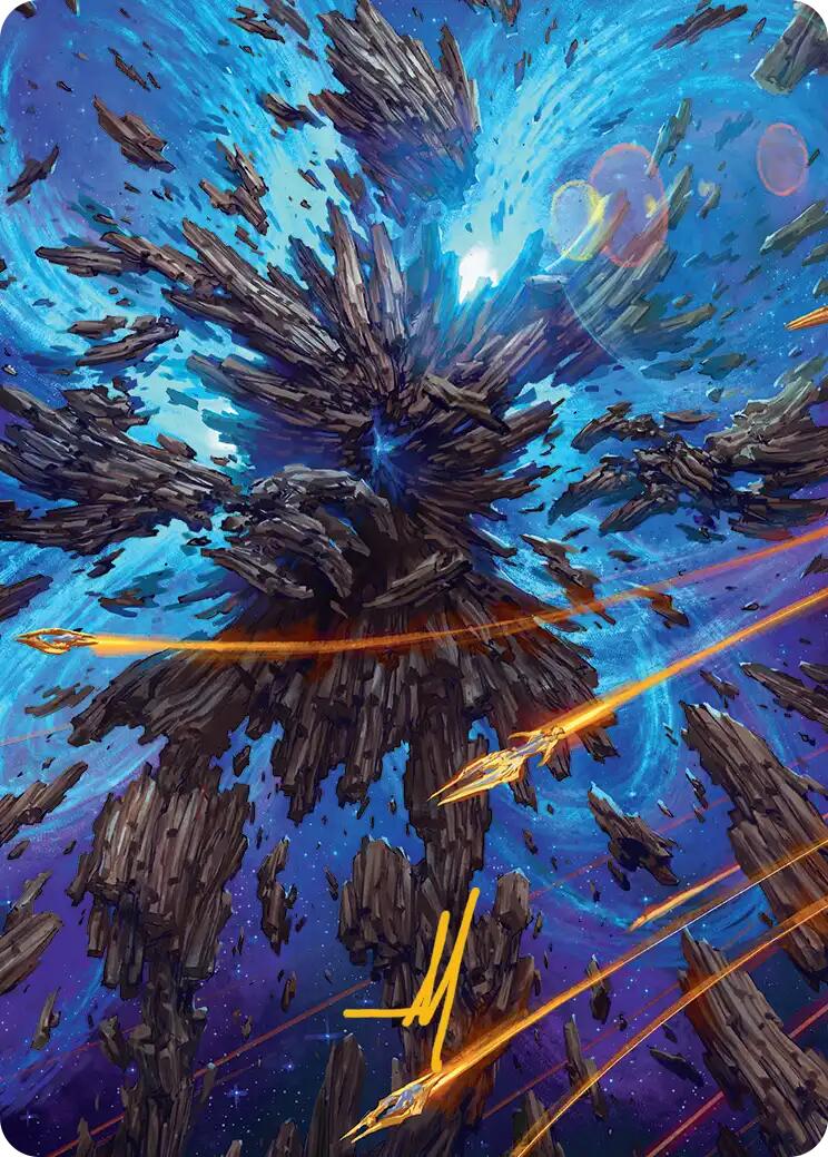 Celestial Colonnade Art Card (Gold-Stamped Signature) [Edge of Eternities Art Series] | Anubis Games and Hobby