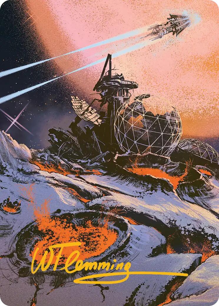 Petrified Field Art Card (Gold-Stamped Signature) [Edge of Eternities Art Series] | Anubis Games and Hobby