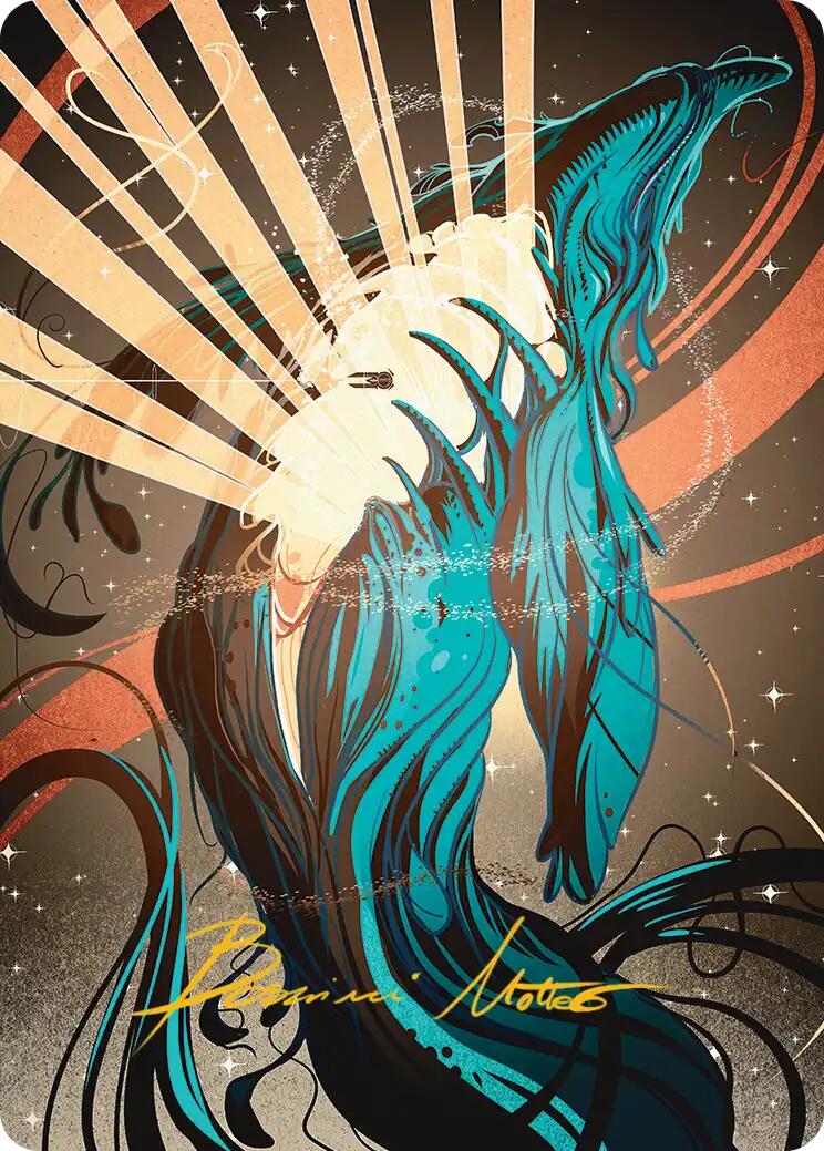 Swarmyard Art Card (Gold-Stamped Signature) [Edge of Eternities Art Series] | Anubis Games and Hobby