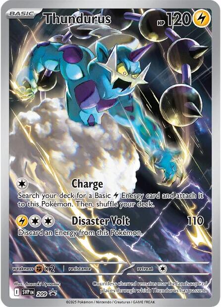 Thundurus (209) [Scarlet & Violet: Black Star Promos] | Anubis Games and Hobby