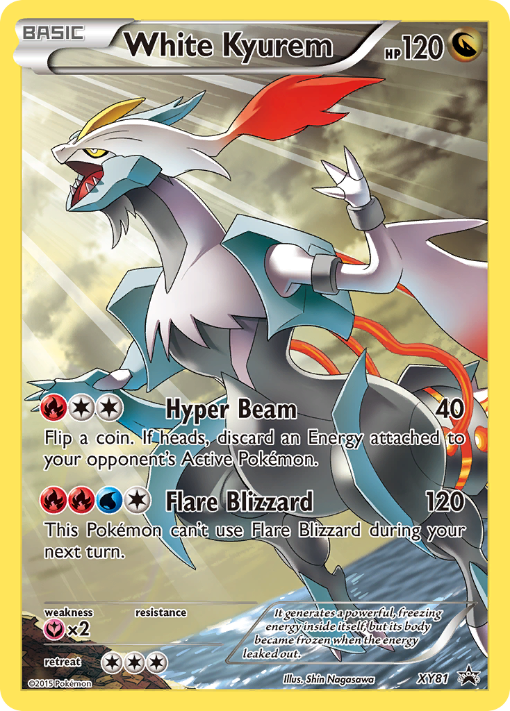 White Kyurem (XY81) (Full Art Promo) [XY: Black Star Promos] | Anubis Games and Hobby