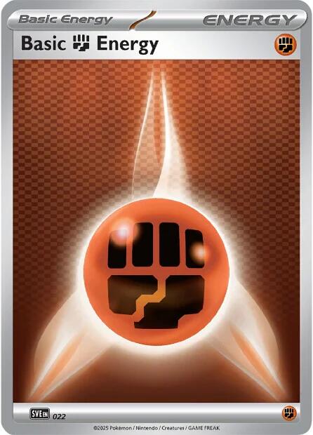 Basic Fighting Energy (022) [Scarlet & Violet: Black Bolt] | Anubis Games and Hobby