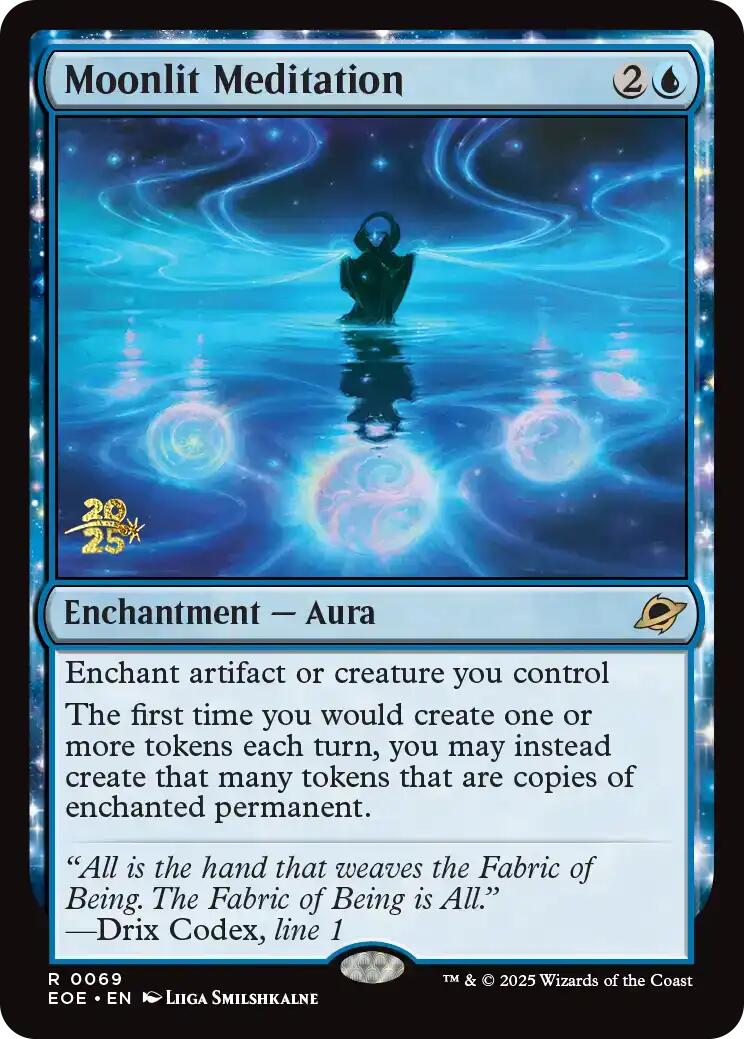 Moonlit Meditation [Edge of Eternities Prerelease Promos] | Anubis Games and Hobby