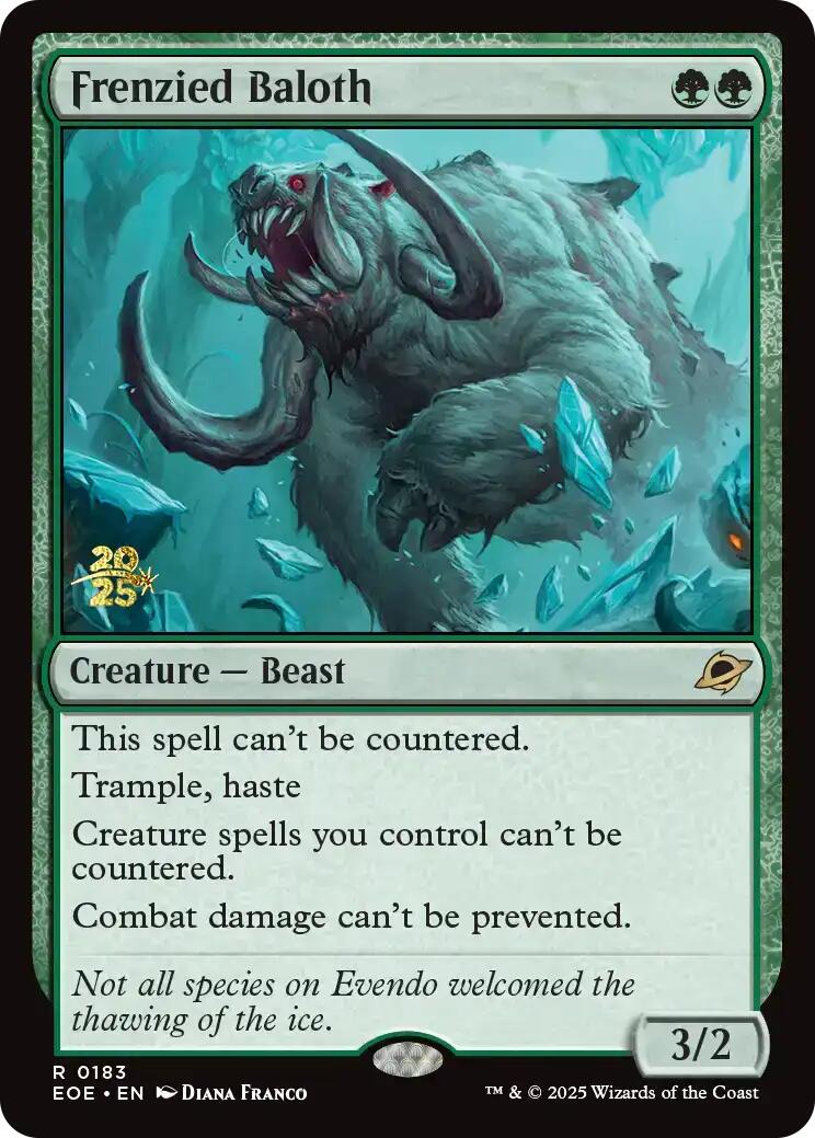 Frenzied Baloth [Edge of Eternities Prerelease Promos] | Anubis Games and Hobby