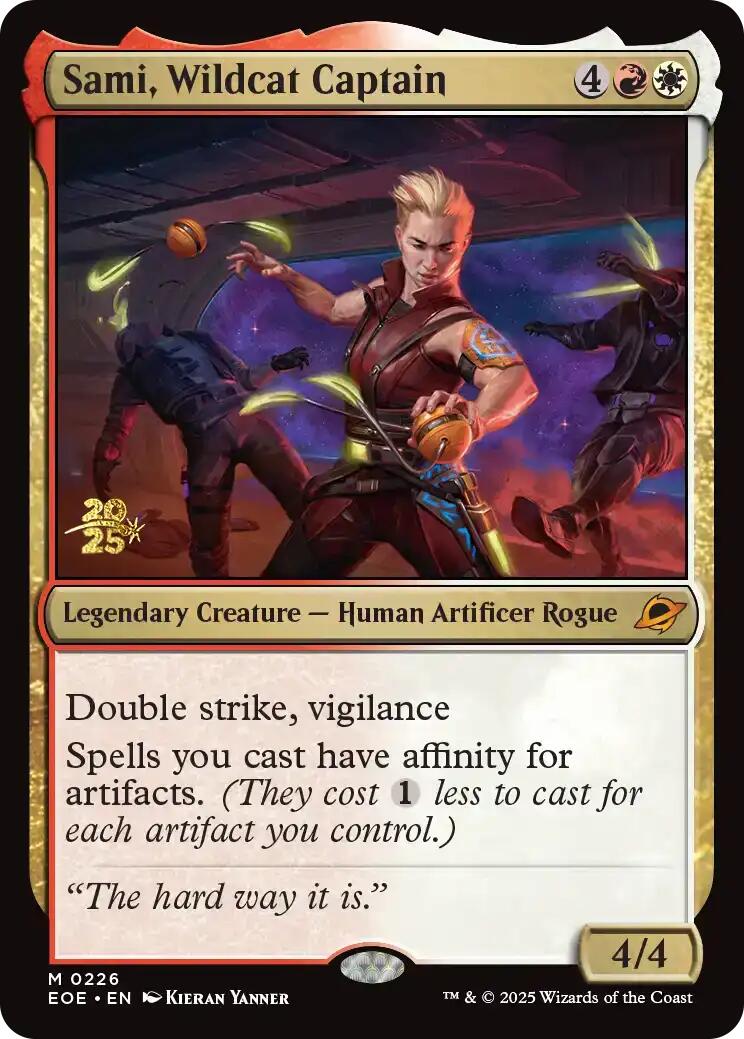 Sami, Wildcat Captain [Edge of Eternities Prerelease Promos] | Anubis Games and Hobby