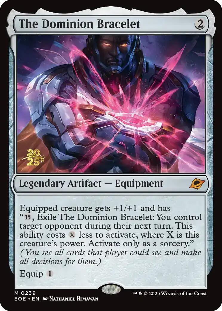 The Dominion Bracelet [Edge of Eternities Prerelease Promos] | Anubis Games and Hobby