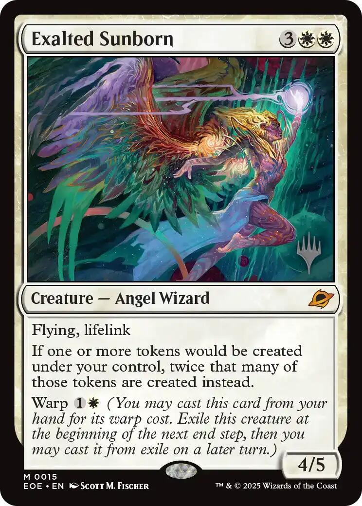 Exalted Sunborn [Edge of Eternities Promo Pack] | Anubis Games and Hobby