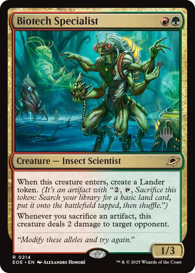 Biotech Specialist [Edge of Eternities Promo Pack] | Anubis Games and Hobby