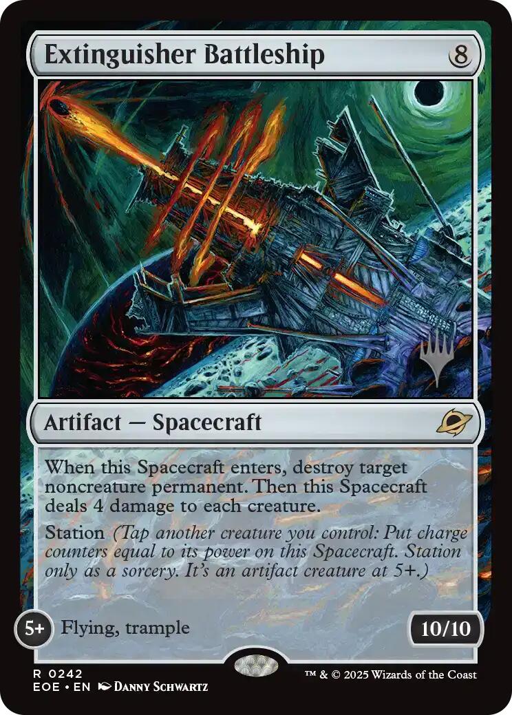 Extinguisher Battleship (Promo Pack) [Edge of Eternities Promo Pack] | Anubis Games and Hobby