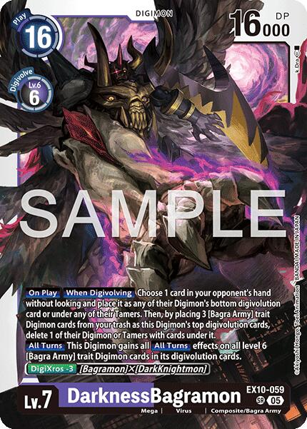 DarknessBagramon [EX10-059] [Sinister Order] | Anubis Games and Hobby