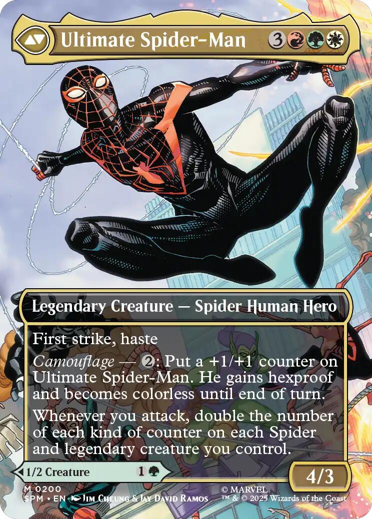 Miles Morales (0200) (Borderless) [Marvel's Spider-Man] | Anubis Games and Hobby