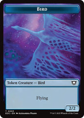 Bird // Pest Double-Sided Token [Edge of Eternities Commander Tokens] | Anubis Games and Hobby