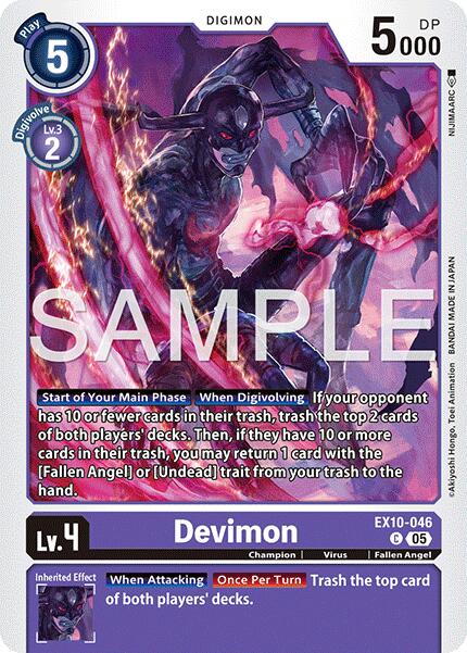 Devimon [EX10-046] [Sinister Order] | Anubis Games and Hobby