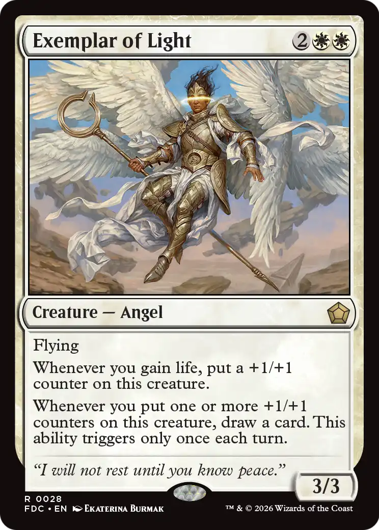 Exemplar of Light [Foundations Commander] | Anubis Games and Hobby