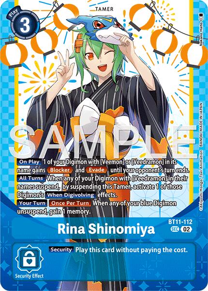 Rina Shinomiya [BT11-112] (Premium Heroines Set Ver.2) [Dimensional Phase] | Anubis Games and Hobby
