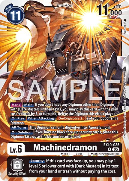 Machinedramon [EX10-035] [Sinister Order] | Anubis Games and Hobby